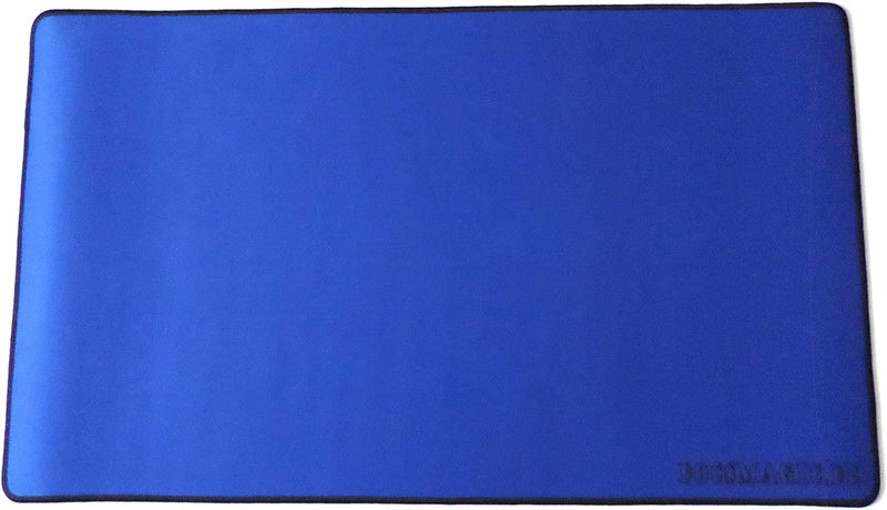 docsmagic.de 5 x Premium Playmat Blue - 60 x 34 cm Stitched 3mm - Spielmatte Blau 5 x Spielmatte Bla