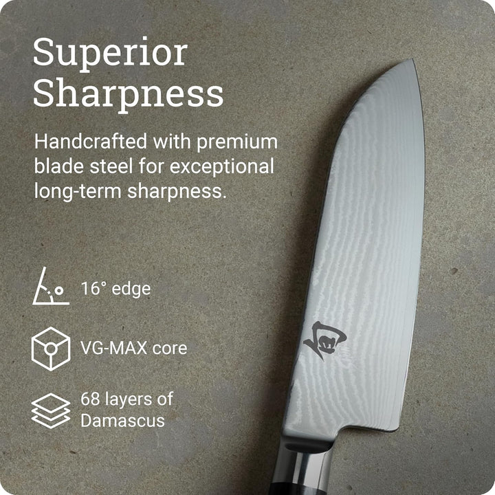 KAI DM-0727 Shun Santoku 5.5 (14
