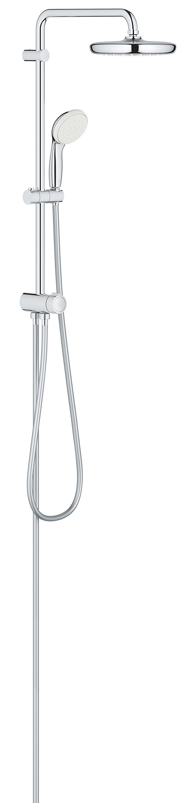 GROHE Tempesta 210 Flex - Duschsystem mit Umstellung für die Wandmontage (Wandmontage, 390 mm Duscha