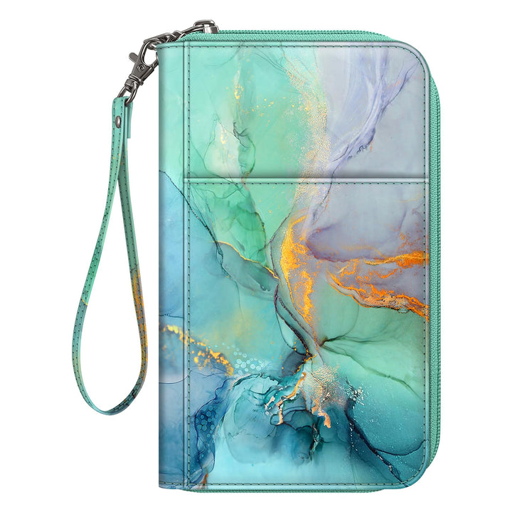 FINTIE Reisepass Tasche Familie Reiseorganizer, Wasserdicht Reisepasshülle Ausweistasche Dokumentee