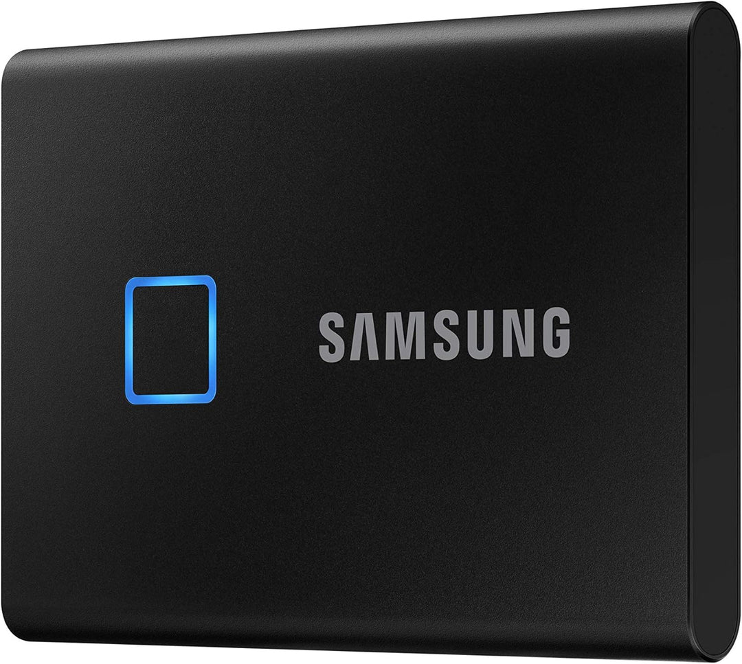 Samsung Portable SSD T7 Touch, 2 TB, USB 3.2 Gen.2, 1.050 MB/s Lesen, 1.000 MB/s Schreiben, Externe