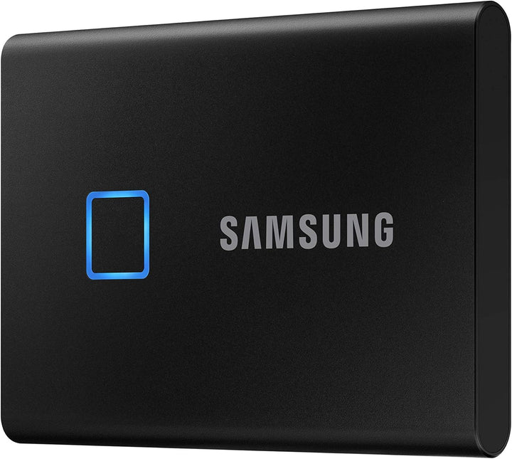 Samsung Portable SSD T7 Touch, 2 TB, USB 3.2 Gen.2, 1.050 MB/s Lesen, 1.000 MB/s Schreiben, Externe