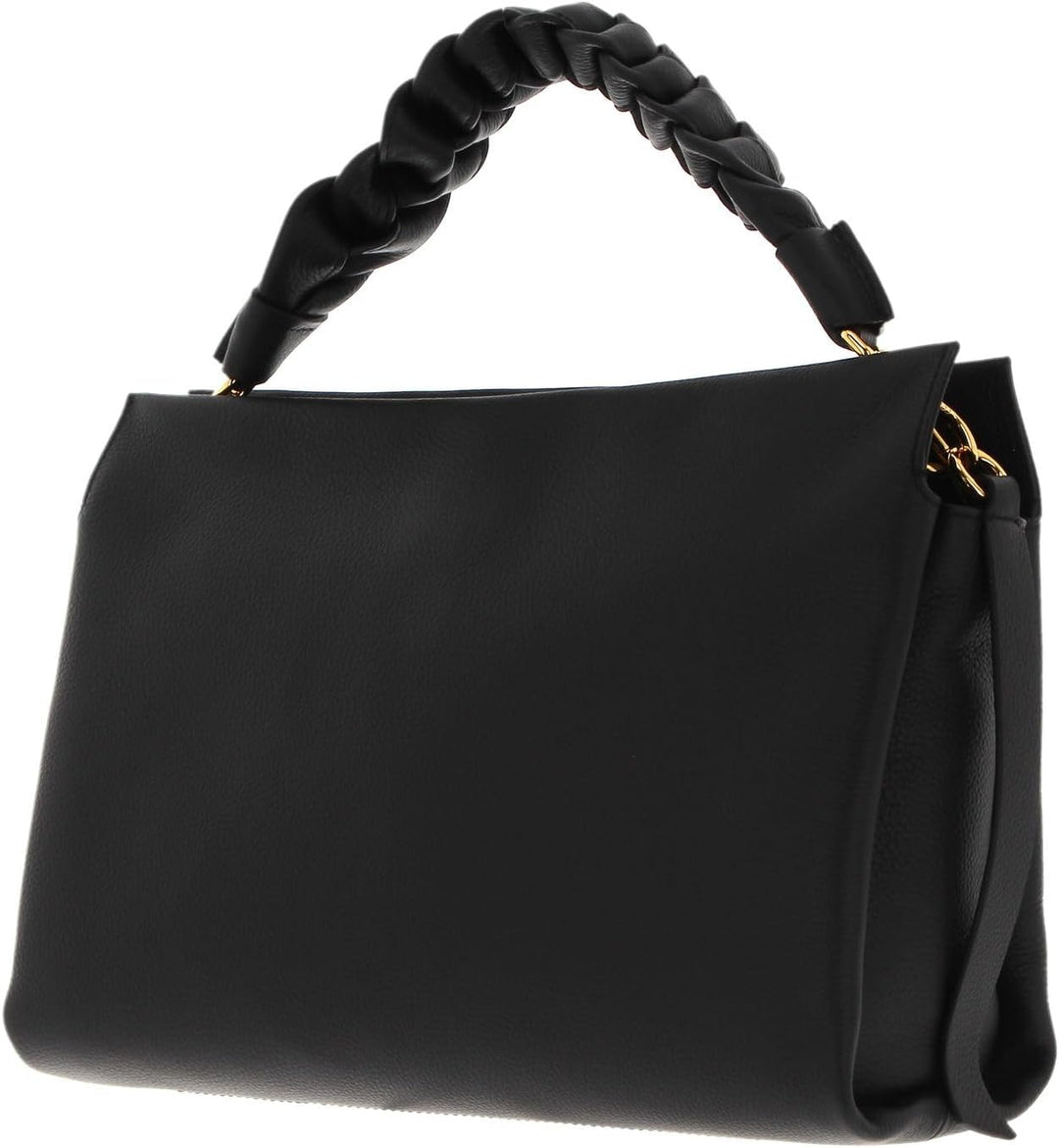 Coccinelle Boheme Grana Double Handtasche Leder 32.5 cm Noir / Brule, Noir / Brule