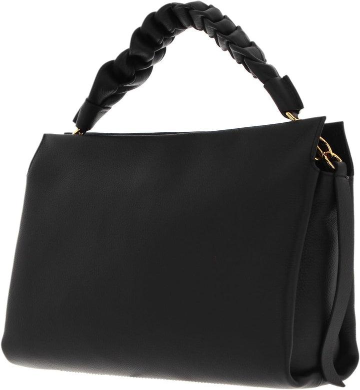 Coccinelle Boheme Grana Double Handtasche Leder 32.5 cm Noir / Brule, Noir / Brule