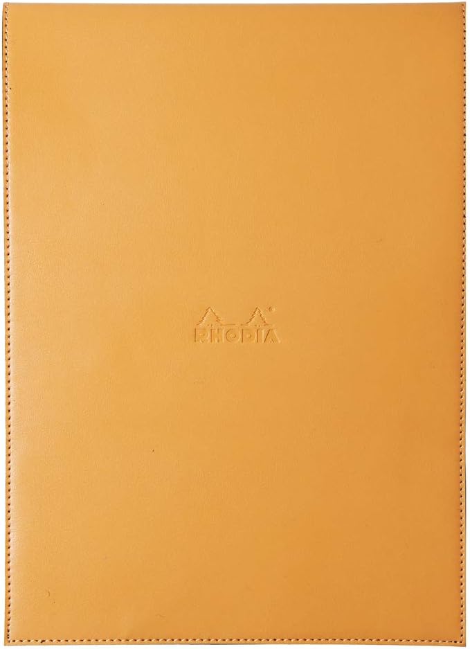 Rhodia 218188C ePURE N°18 Notizblock (mit Schutzhülle aus Kunstleder, 22 x 30,8 cm, 80g, elfenbein,