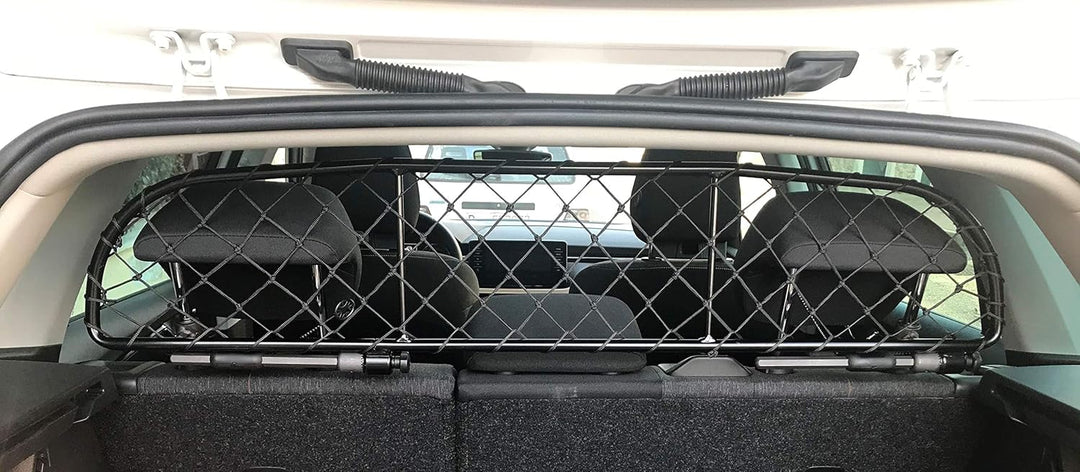 ERGOTECH Trennnetz Trenngitter kompatibel mit SKODA Kamiq (ab BJ 2019), RDA65-XXS8, für Hunde und Ge