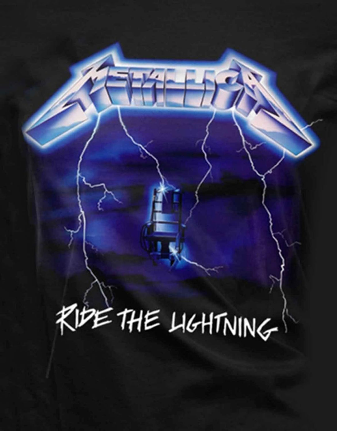 Metallica Ride The Lightning Tracks (Black) GirlieTS L Schwarz, L Schwarz