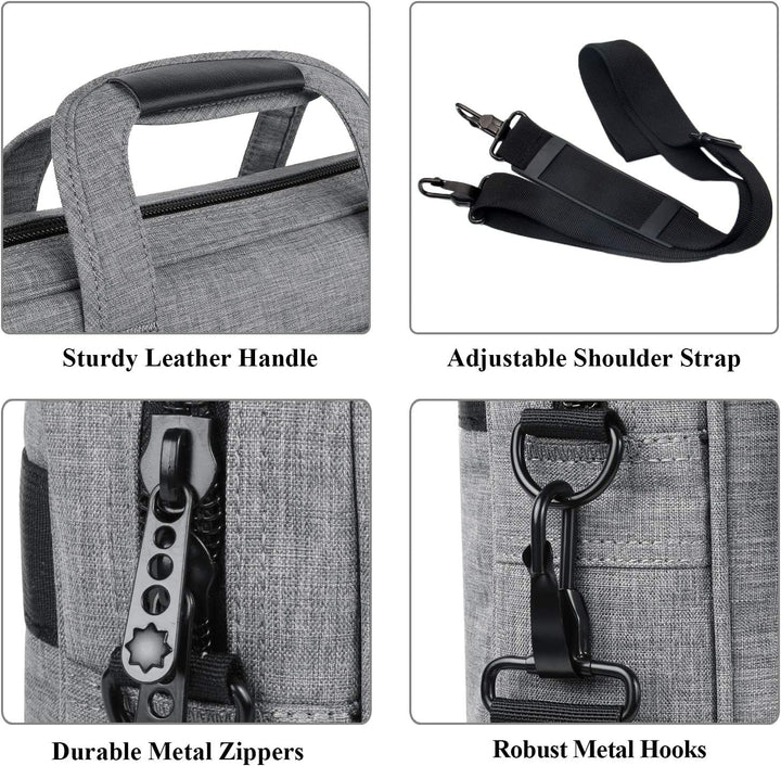 Taygeer Laptoptasche 15.6 Zoll, Wasserdicht Aktentasche Notebooktasche Laptop Umhängetasche Computer