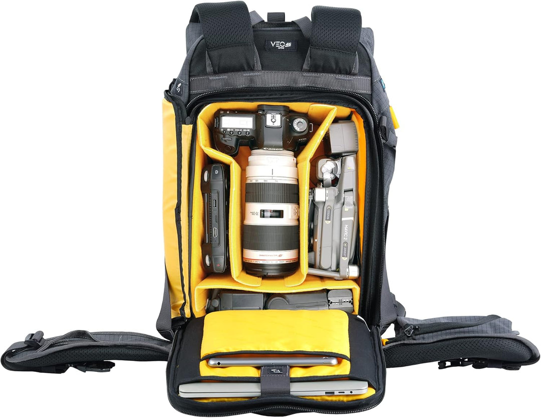 Vanguard Veo Active 46GY - Fotorucksack - perfekt für Trekking und Städtetouren 46 Grau, 46 Grau