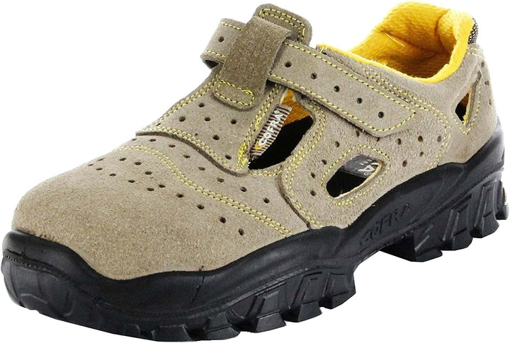 Cofra NT040-000.W36 NEW BRENTA S1 P SRC Sicherheitssandalen, Beige/Orange, Grösse 36 36 EU, 36 EU