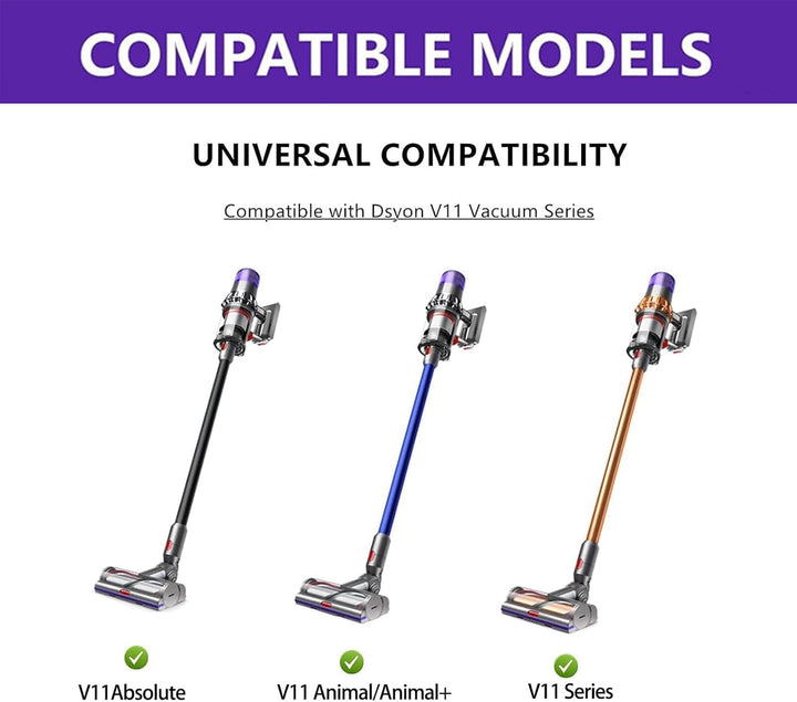 Ersatzbürstwalze Ersatzteile für Dyson V11, Enthält 2 HEPA-Filter, für Dyson Aufsatz Staubsauger V11