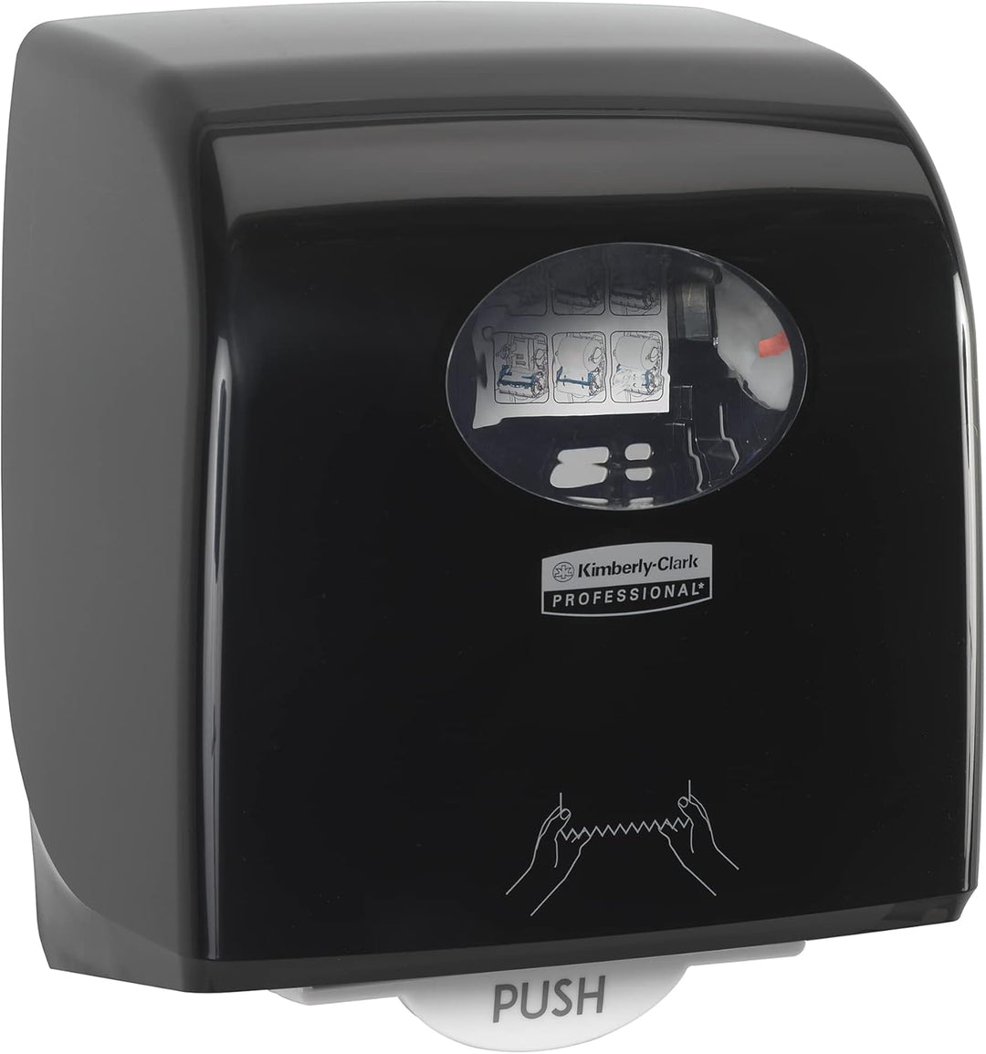 Aquarius, 7956, Slimroll Rollenhandtuchspender, Schwarz, 1 x 1 Spender