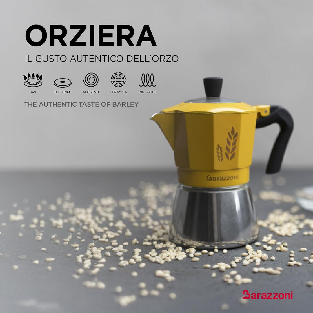 Barazzoni 830080002 Orziere 2 TZ, geeignet für Induktionsplatten, Stahl, 2 Tassen, 18/10