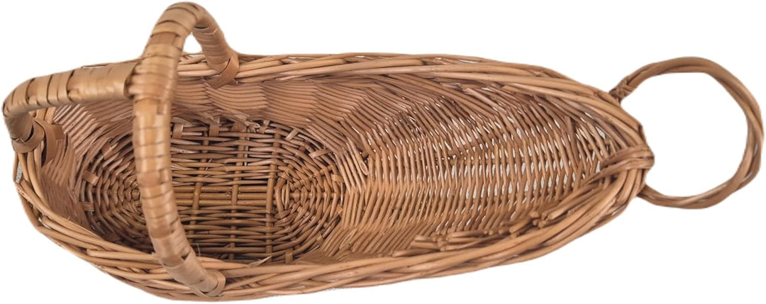 Weinkorb aus Weide Flaschenhalter Flaschenkorb Korbwaren Weidenkorb Weinhalter
