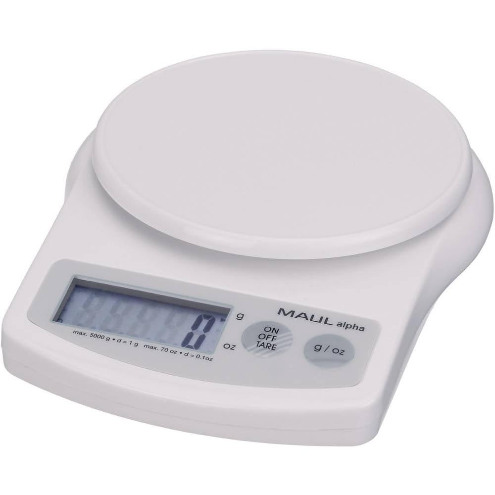 Briefwaage MAULalpha mit weiss 5000 g, weiss 5000 g