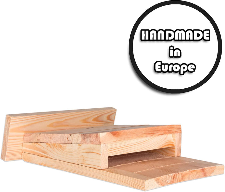 BigDean Grosser Fledermauskasten aus Massivholz - Fledermaus Nistkasten - Handmade in Europe - Flede