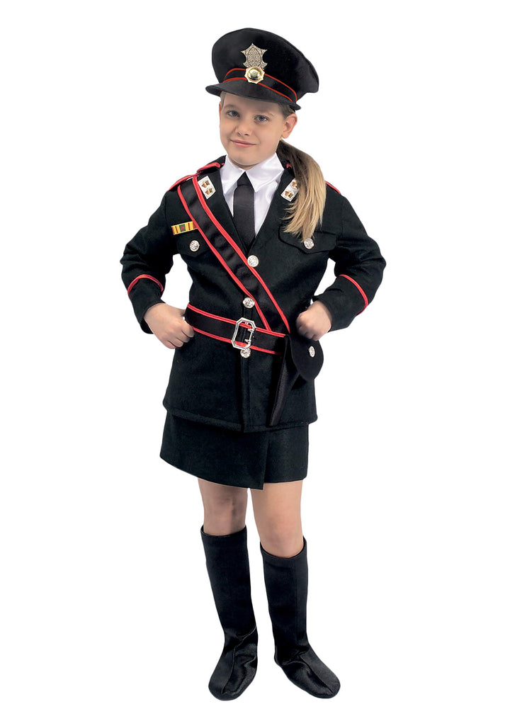 Ciao Mädchen Carabiniere Costume Bambina Kostüme, Schwarz, 7-9 Jahre