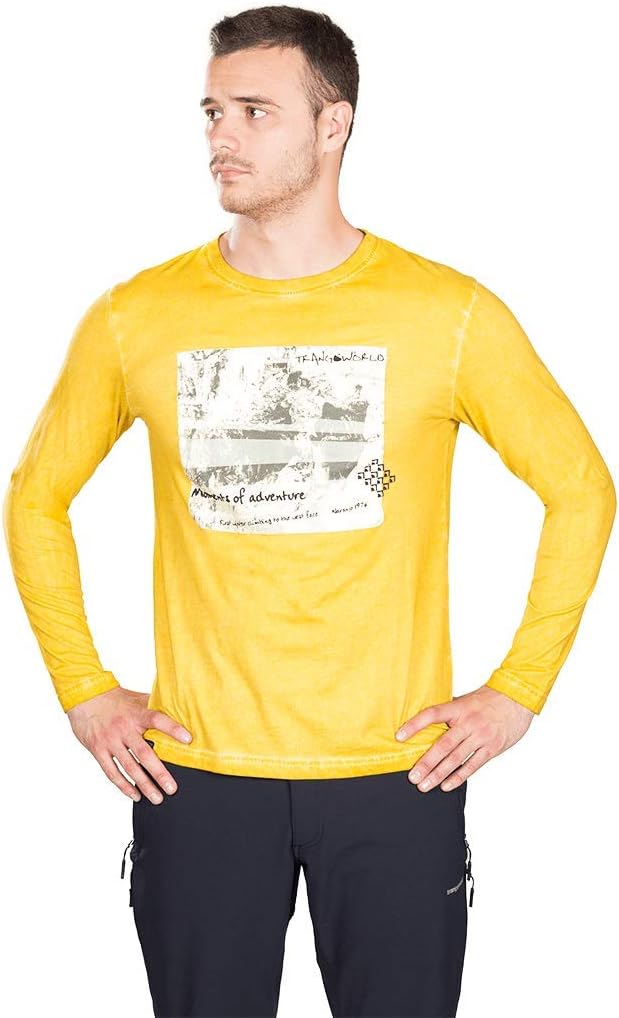 Trangoworld Herren Moment Unterhemd S Gelb Curry, S Gelb Curry