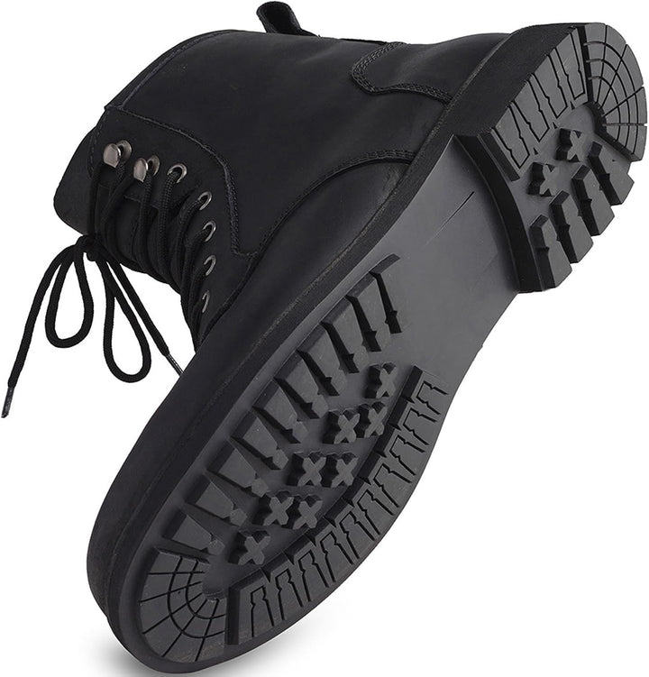 Modeka Wolter II Leder Motorrad Stiefel Schwarz wasserdicht 42 EU, 42 EU