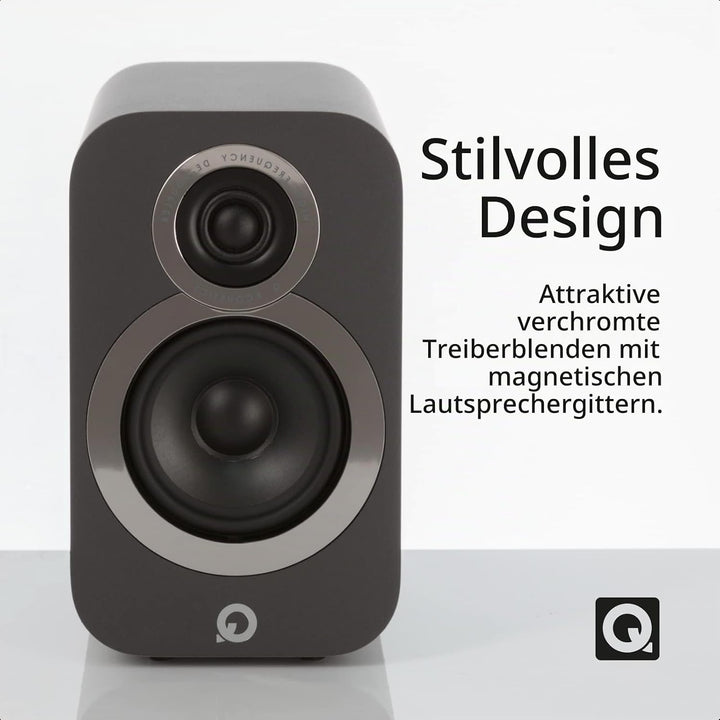 Q Acoustics 3010i Grafit (Paar) Grau (Graphite Gray), Grau (Graphite Gray)
