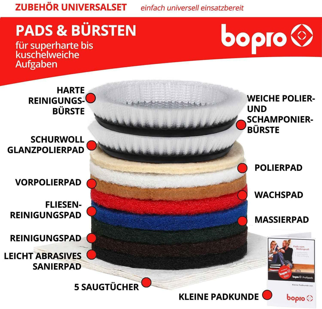 floorboy Z12C Einscheiben Reinigungs- und Poliermaschine (Universalset mit Tank), Universalset mit T
