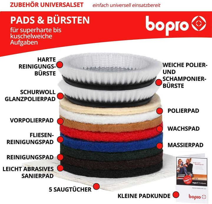 floorboy Z12C Einscheiben Reinigungs- und Poliermaschine (Universalset mit Tank), Universalset mit T