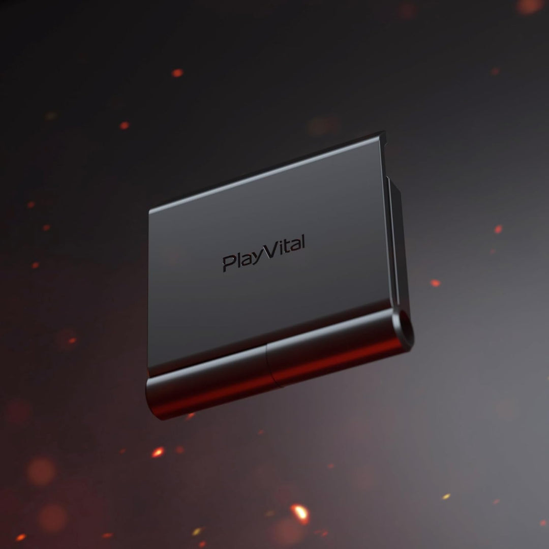 playvital FOLD Wandhalterung Controller für PS5/4,Gaming Kopfhörer Ständer,Faltbarer Wandständer für