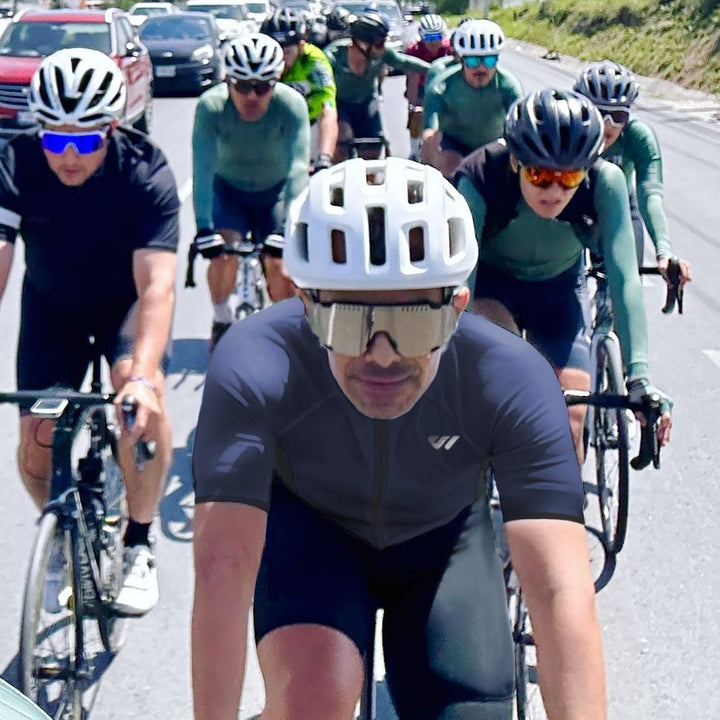 Lo.gas Herren Pro Trisuit Kurzarm Triathlonanzug für Ironman-Rennen und Triathlon-Wettkämpfe - Hochw