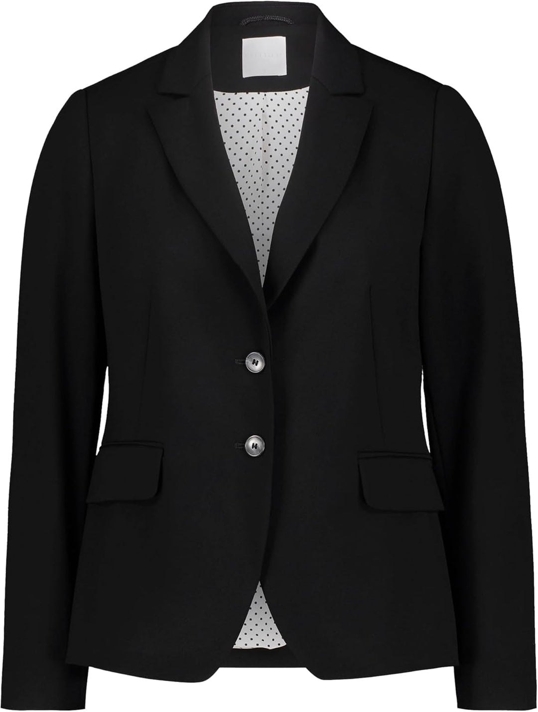 Betty & Co Damen Klassischer Blazer mit Taschen 38 Schwarz, 38 Schwarz