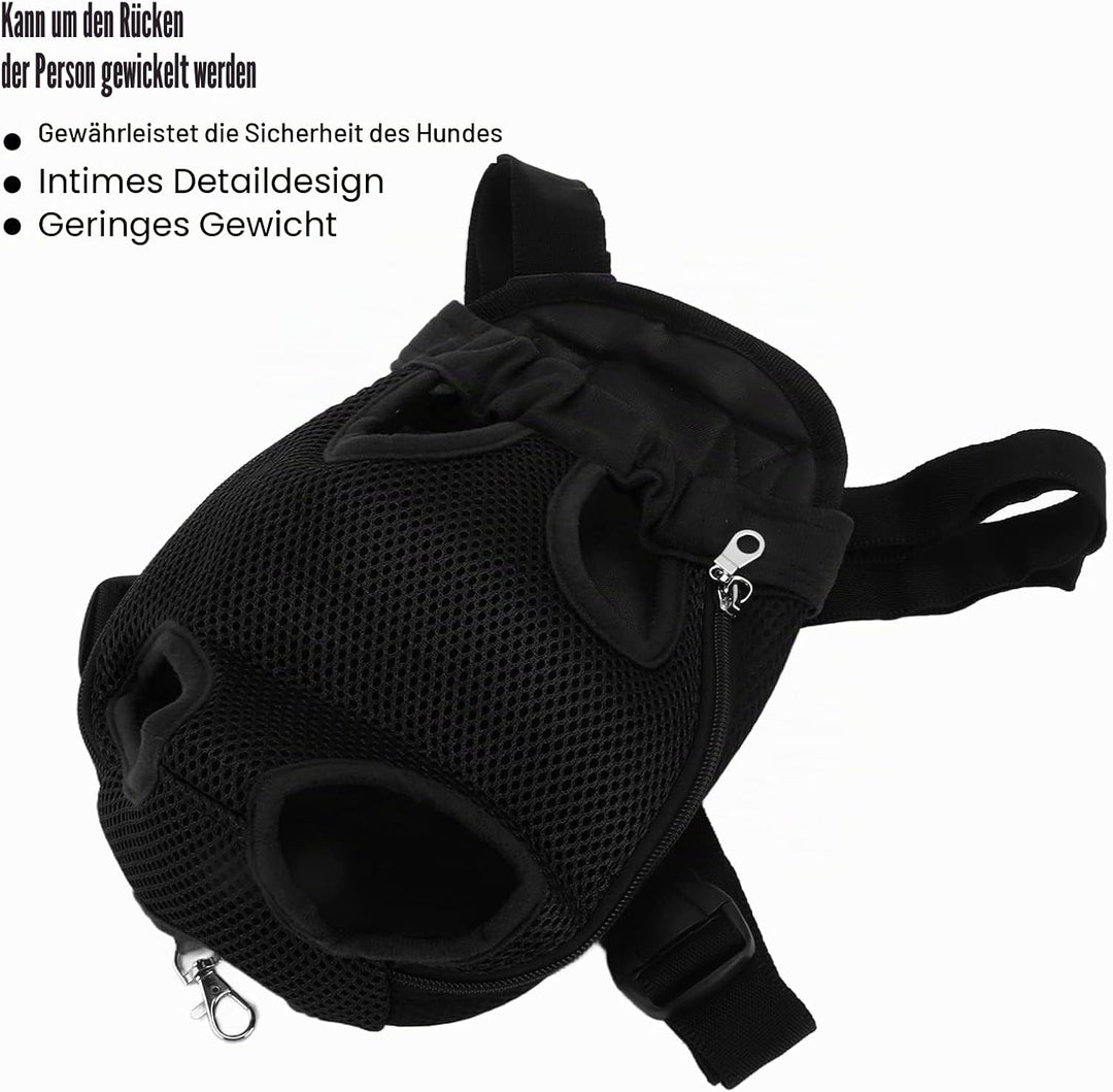 Qcwwy Haustiertrage-, geben Sie Haustieren eine Pause Haustier-Brustrucksack zum Tragen Kleiner Hund