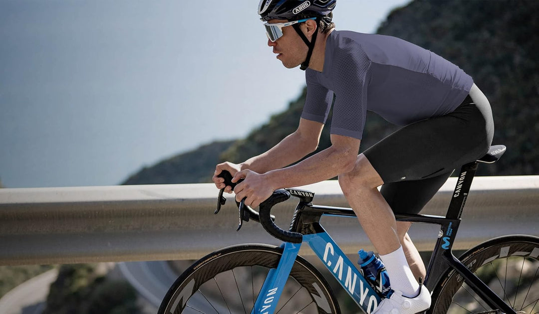 Lo.gas Radtrikot Herren Kurzarm, Rennrad Trikot Durchgehender Reissverschluss mit 3 Taschen S Kurzar