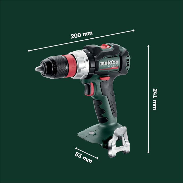 Metabo Akku-Bohrschrauber BS 18 LT BL Q – 602334890 – 18 V – Bohrschrauber mit Schnellwechsel-System
