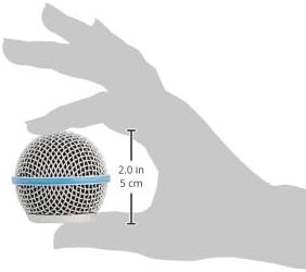 Shure RK 265G Ersatzkorb für Beta 58 Mikrofon, Silber/Grau, BETA 58