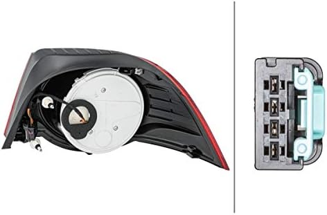 HELLA 2VA 009 246-131 Heckleuchte - LED - glasklar/rot - äusserer Teil - links - für u.a. VW Eos (1F