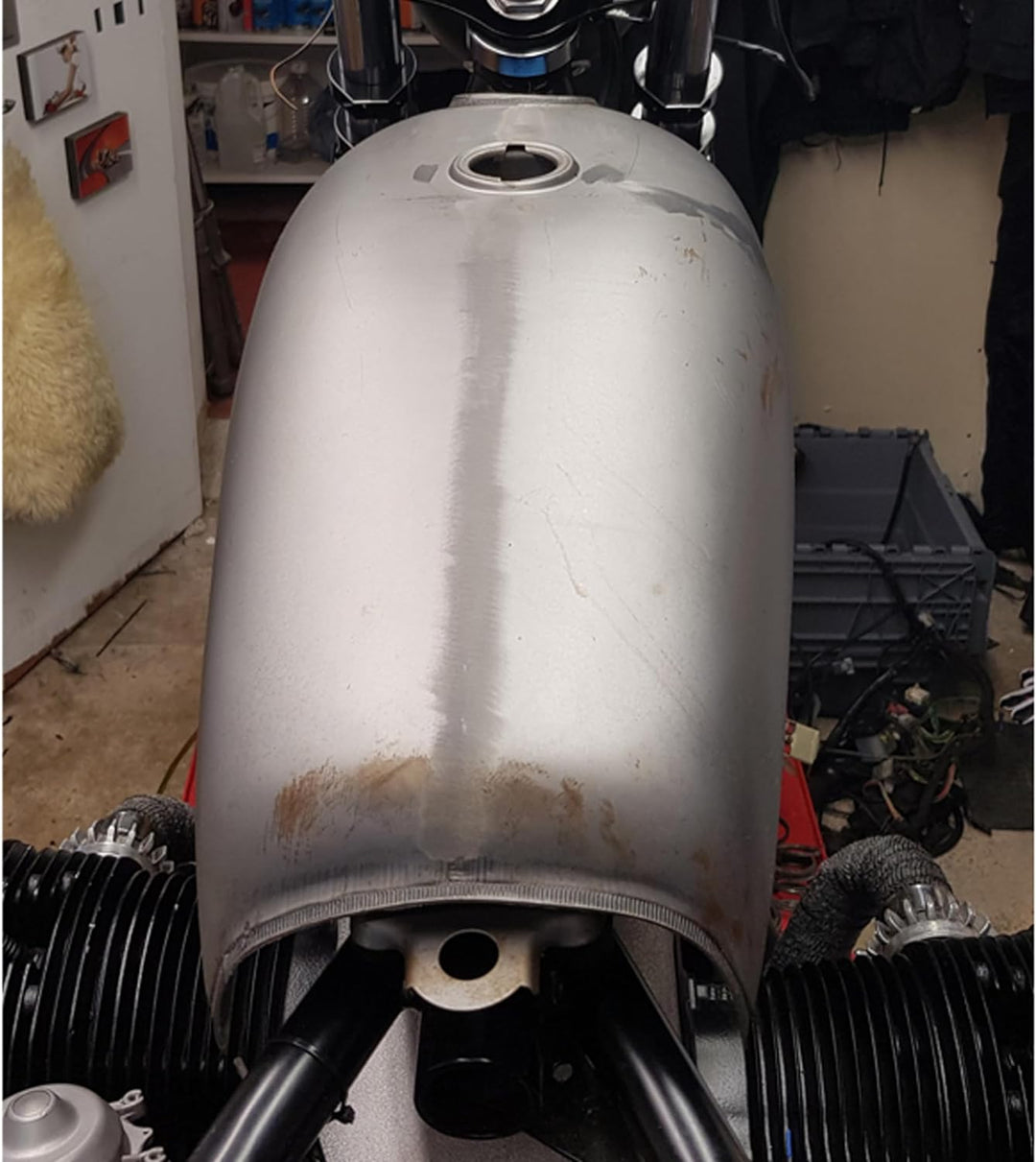 Motorrad Kraftstofftank Für Retro Projekt Scrambler Brat Motorrad Cafe Racer Platte Racer