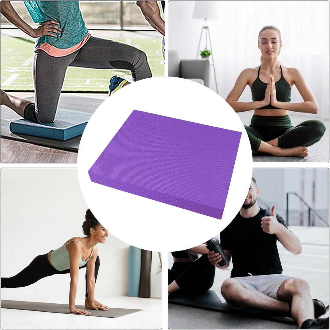 Stabilitätskissen - Antirutsch-Trainer aus TPE 50x40 cm | Trainings Schaumstoff Pad Gepolsterte Bala
