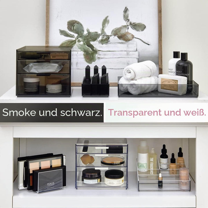 iDesign Make-up Organizer drehbar, individualisierbare Schmink Aufbewahrung aus der Signature Series