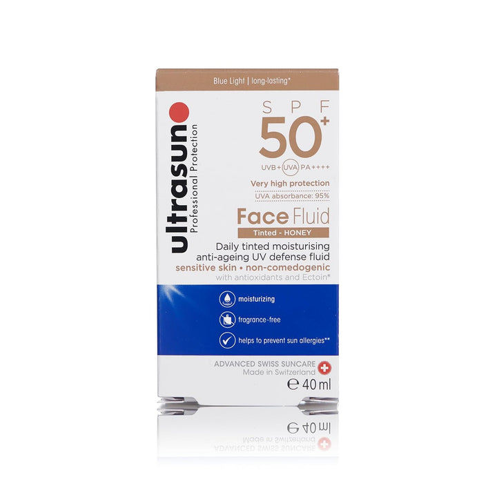 Ultrasun Face Fluid SPF50+ Tinted Honey 40ml