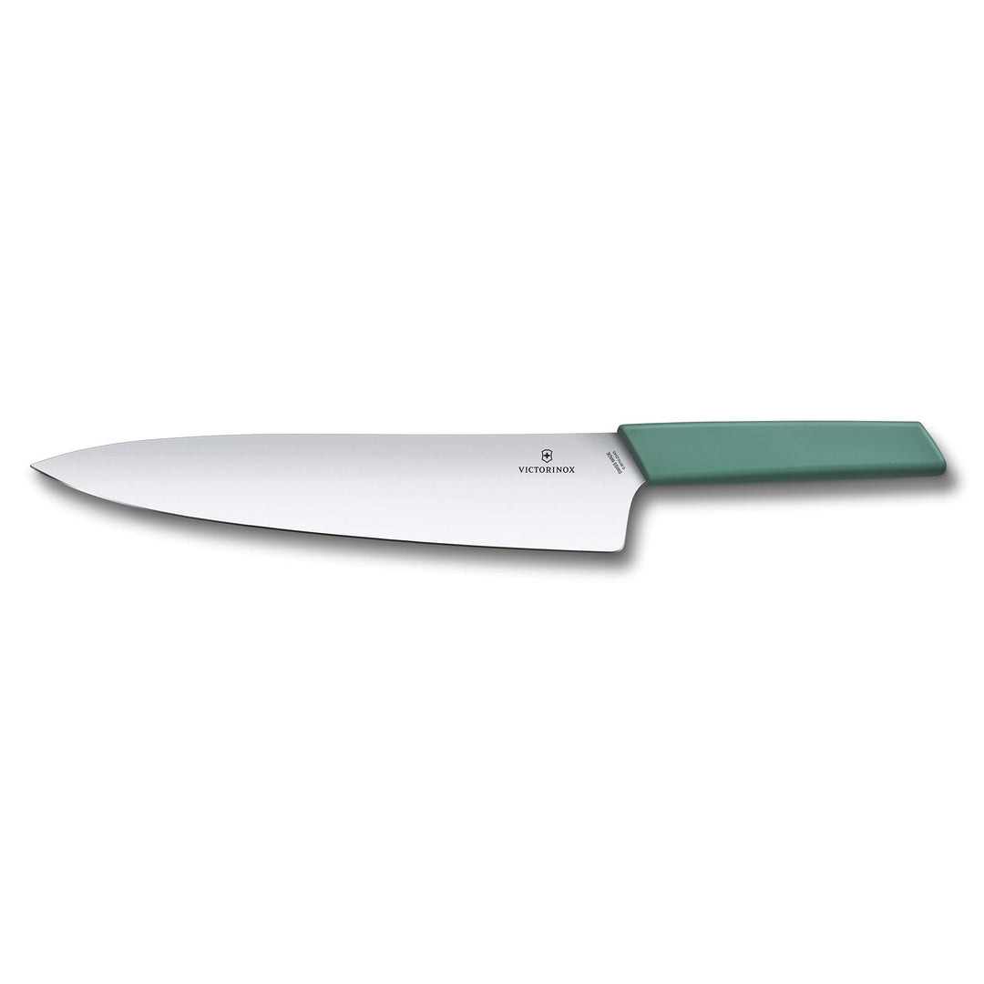 Victorinox Swiss Modern Tranchiermesser für Fleisch, Gerader Schliff, 25 cm lange Klinge aus Edelsta