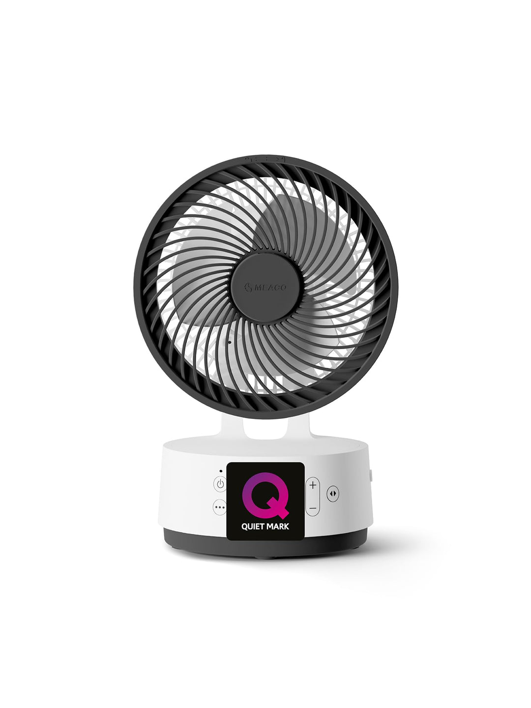 MeacoFan Sefte® 6 Tischventilator, 21 cm, austauschbarer Akku, bis zu 26 Std. Laufzeit, leise ab 22