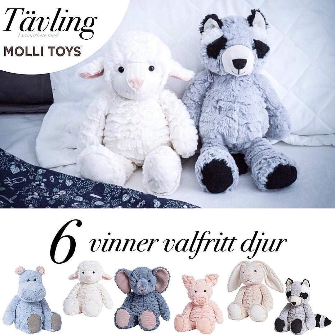 Mollis Kuscheltier - Kuschelwaschbär - 36 cm - Plüschtier-Waschbär - Kinder-Kuscheltier - weiches St