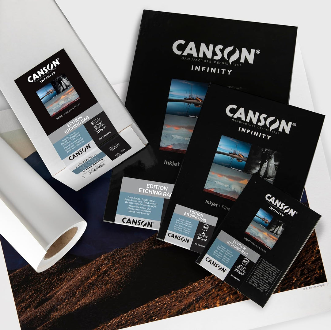Canson 206211007 Edition Etching Rag Box, A3
