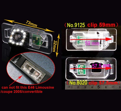 Auto Rückfahrkamera Kennzeichenleuchte Einparkhilfe Fahrzeug-Spezifische Kamera mit Wasserdicht inte