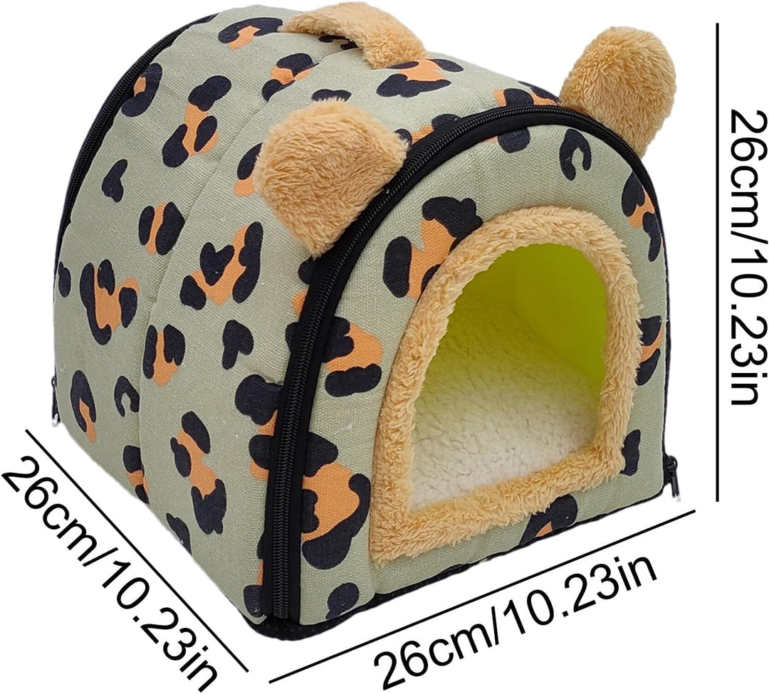 Generisch Bunny Bett,Weiches Warmes Kaninchenhaus - Für Indoor Outdoor Spielbereich Zuhause Hamster