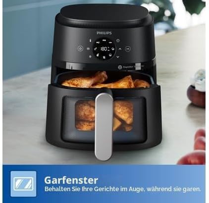Philips 2000 series NA221/00 Airfryer 4.2 L, Friggitrice ad aria 13 in 1, App ricettario (*Airfryier