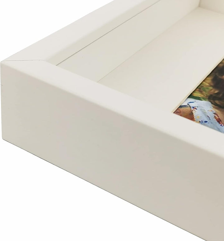 BD ART Box 3D 21x30 cm Objektrahmen Bilderrahmen, Rechteckig Weiss zum befüllen, tiefer für objekte,
