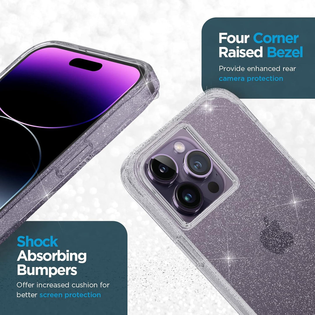 Case-Mate iPhone 14 Pro Max Hülle – Seifenblase [3 m Fallschutz] [kabelloses Laden kompatibel] Luxus