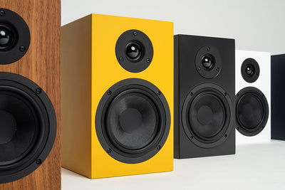 Pro-Ject Colourful Audio System, All in One True Analog HiFi Stereo System mit Plattenspieler Debut