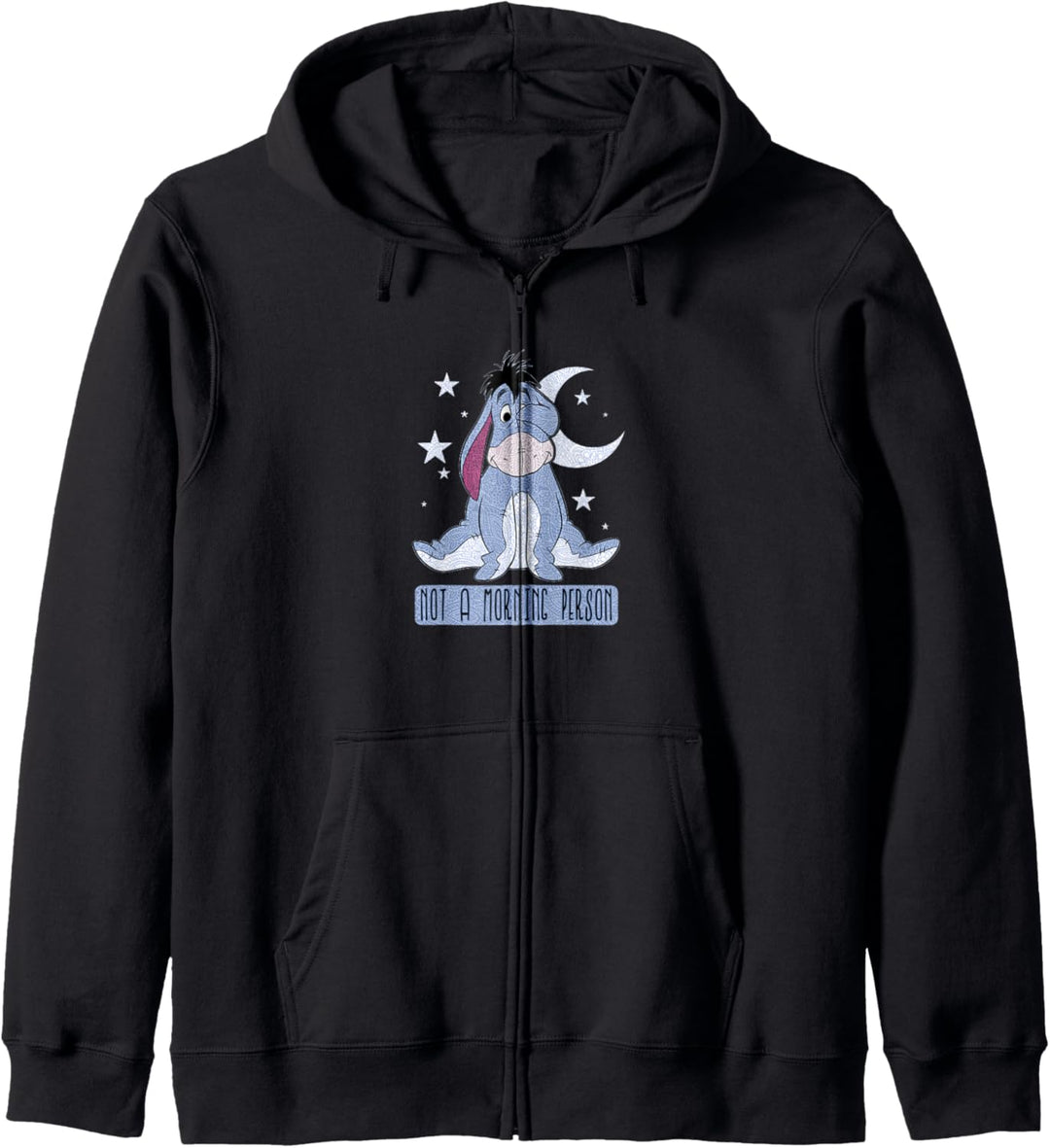 Disney Winnie The Pooh Eeyore Not A Morning Person Eye Cover Kapuzenjacke