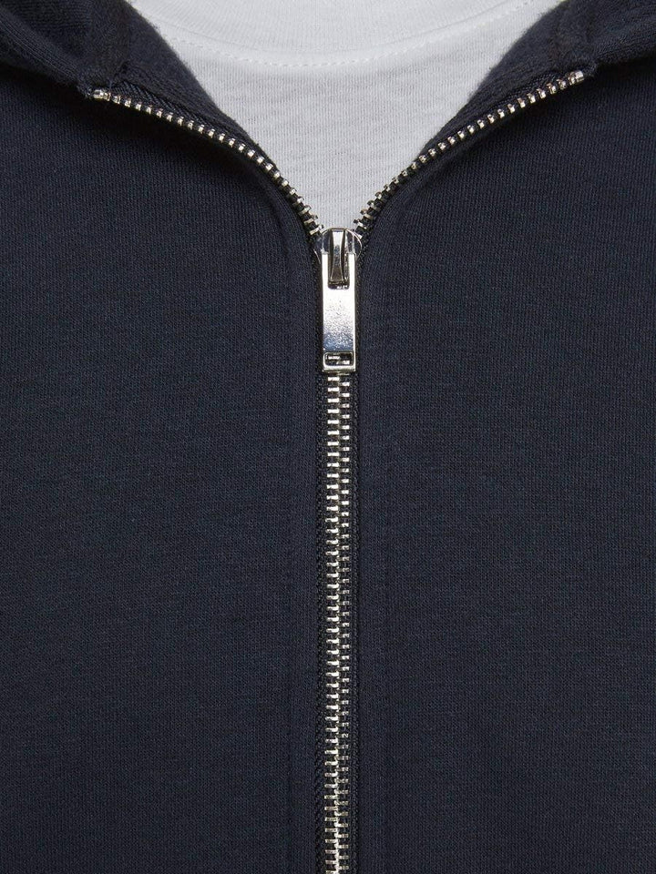 Jack & Jones Herren Jjesoft Sweat Zip Hood Noos Sweatjacke (1er Pack) M Blau (Navy Blazer Fit: Relax